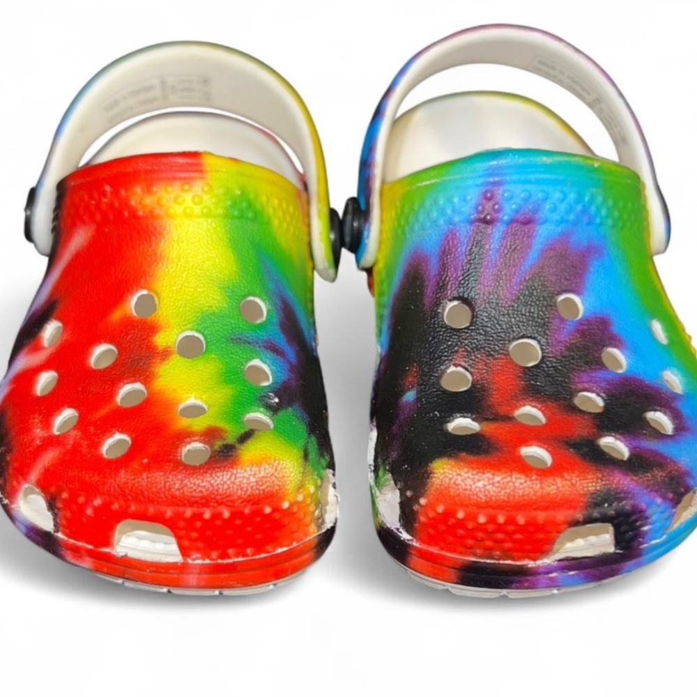 CROCS Baby Toddler Girl Boy Unisex Tie Dye 2/3c